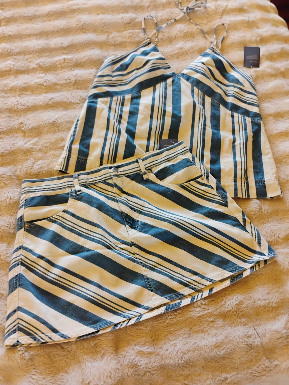 A New Day Mini Skirt Set